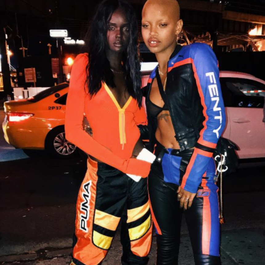 10 Epic Off-Duty Black Model Moments At New York Fashion Week
